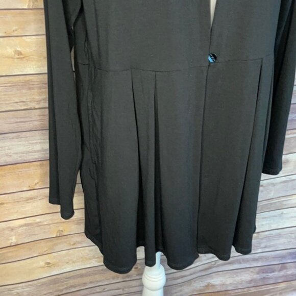 J. Jill Wearever Pleated Jacket | Small | Black - Picture 3 of 8